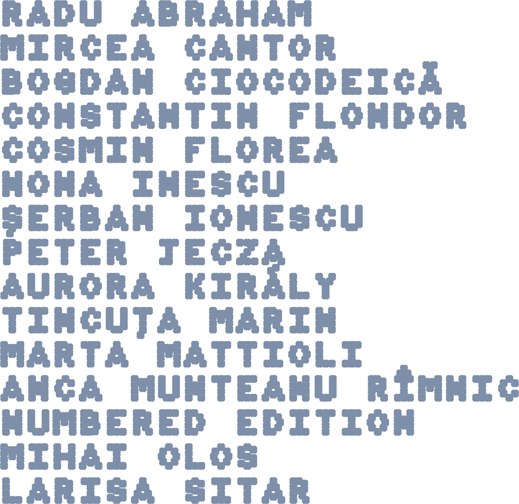 Artist list